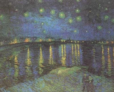 Vincent Van Gogh Starry Night over the Rhone (nn04) Spain oil painting art